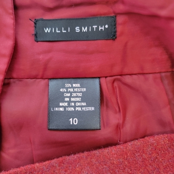 Vintage Willi Smith Fully Line Wool Skirt Size 10 - Picture 4 of 4
